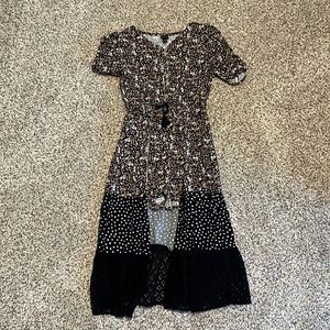 Kids shorts romper with skirt